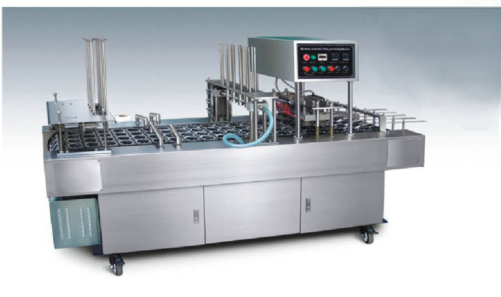 Automatic cup filling and sealing machine-BG32V(Two Cups)/BG60V(Four Cups)