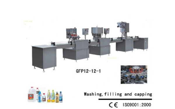 GFP 12-12-1 washing,filling and capping equipment